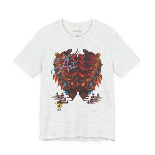 Angry boy abstract/ By A Valadez/ Unisex Jersey Short Sleeve Tee