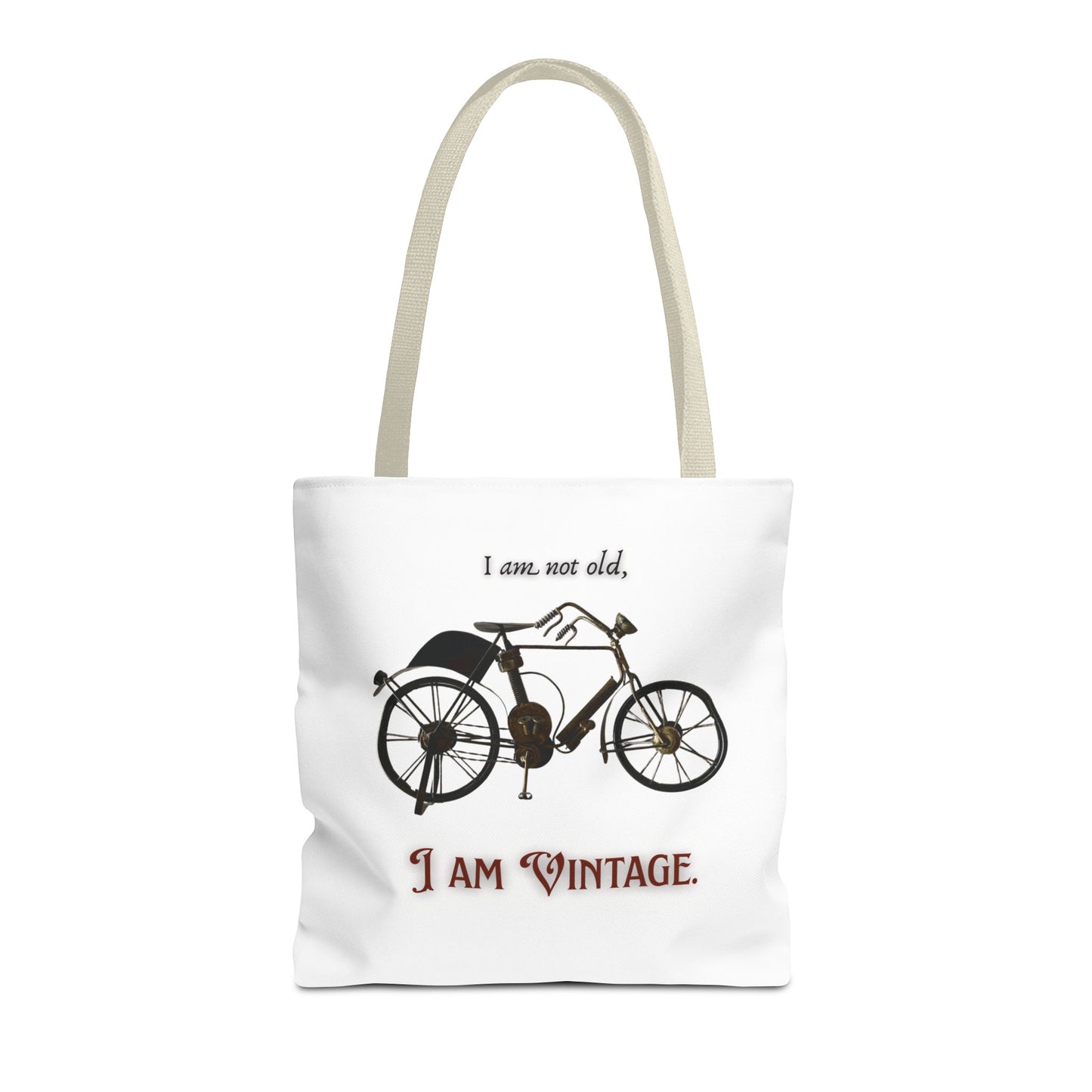 I am vintage / by A Valadez / Tote Bag (AOP)