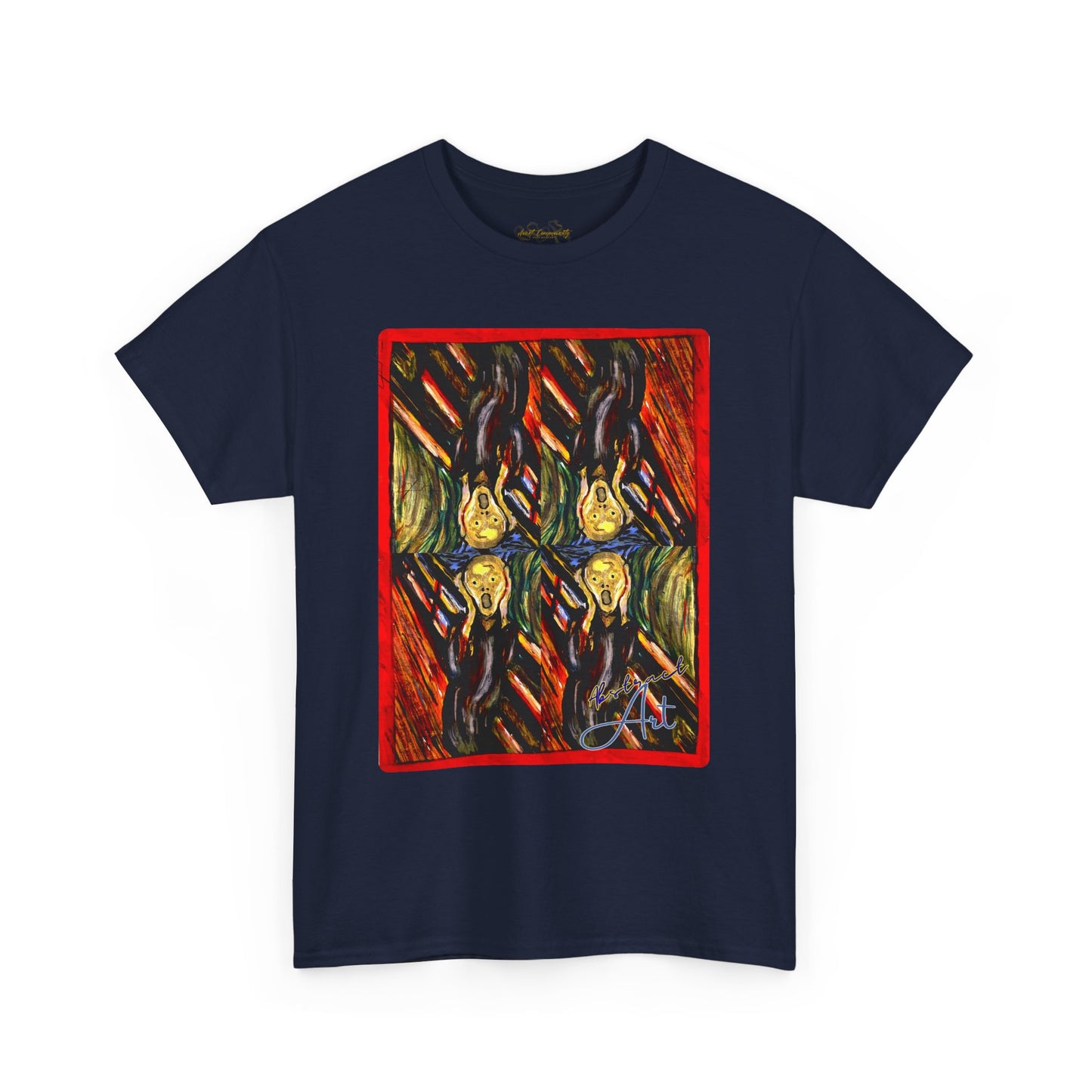Abstract Screming / By A Valadez / Unisex Heavy Cotton Tee