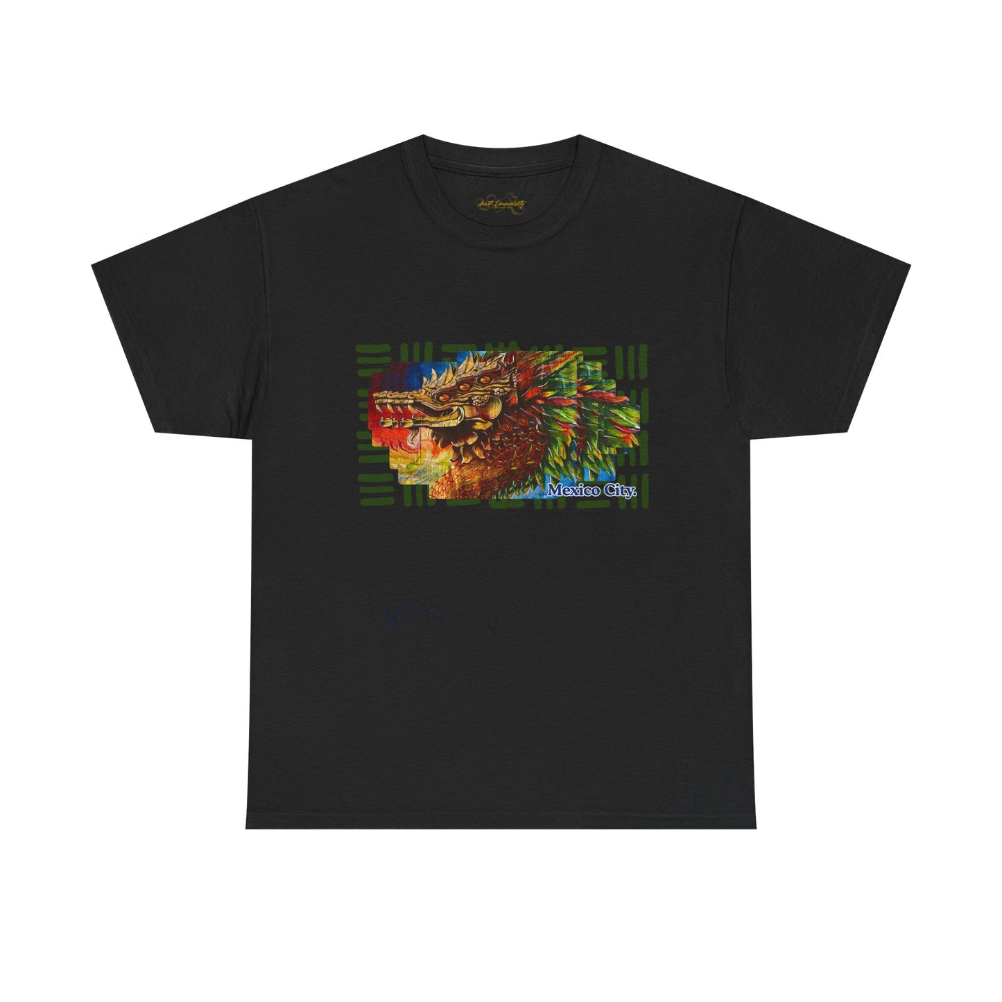 Quetzalcoatl by A Valadez / Unisex Heavy Cotton Tee