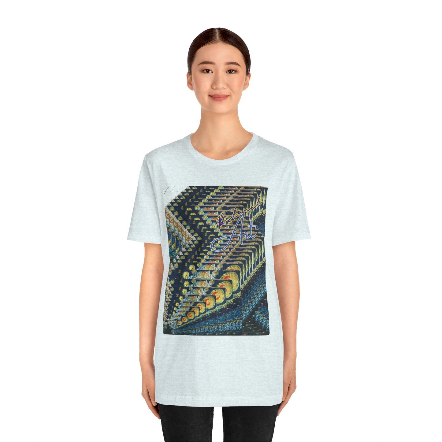 Abstract Starry Night / By A Valadez / Unisex Jersey Short Sleeve Tee