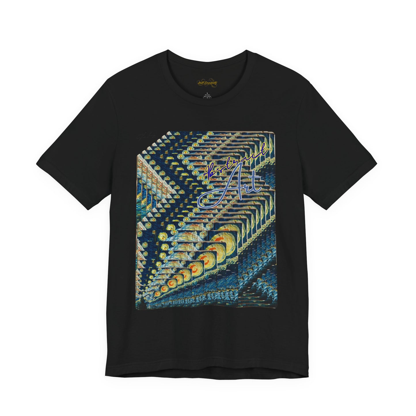 Abstract Starry Night / By A Valadez / Unisex Jersey Short Sleeve Tee