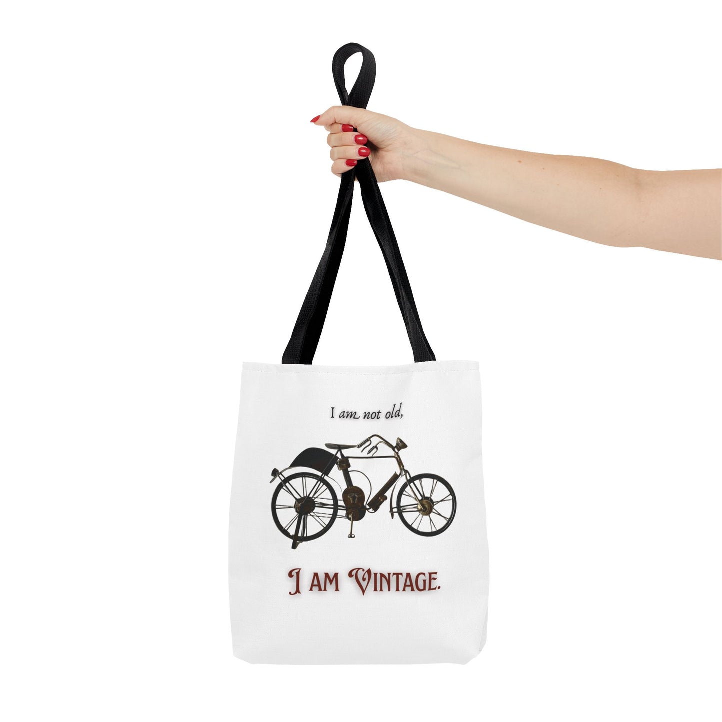 I am vintage / by A Valadez / Tote Bag (AOP)