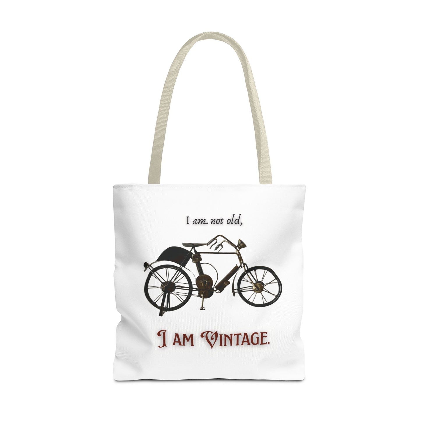 I am vintage / by A Valadez / Tote Bag (AOP)