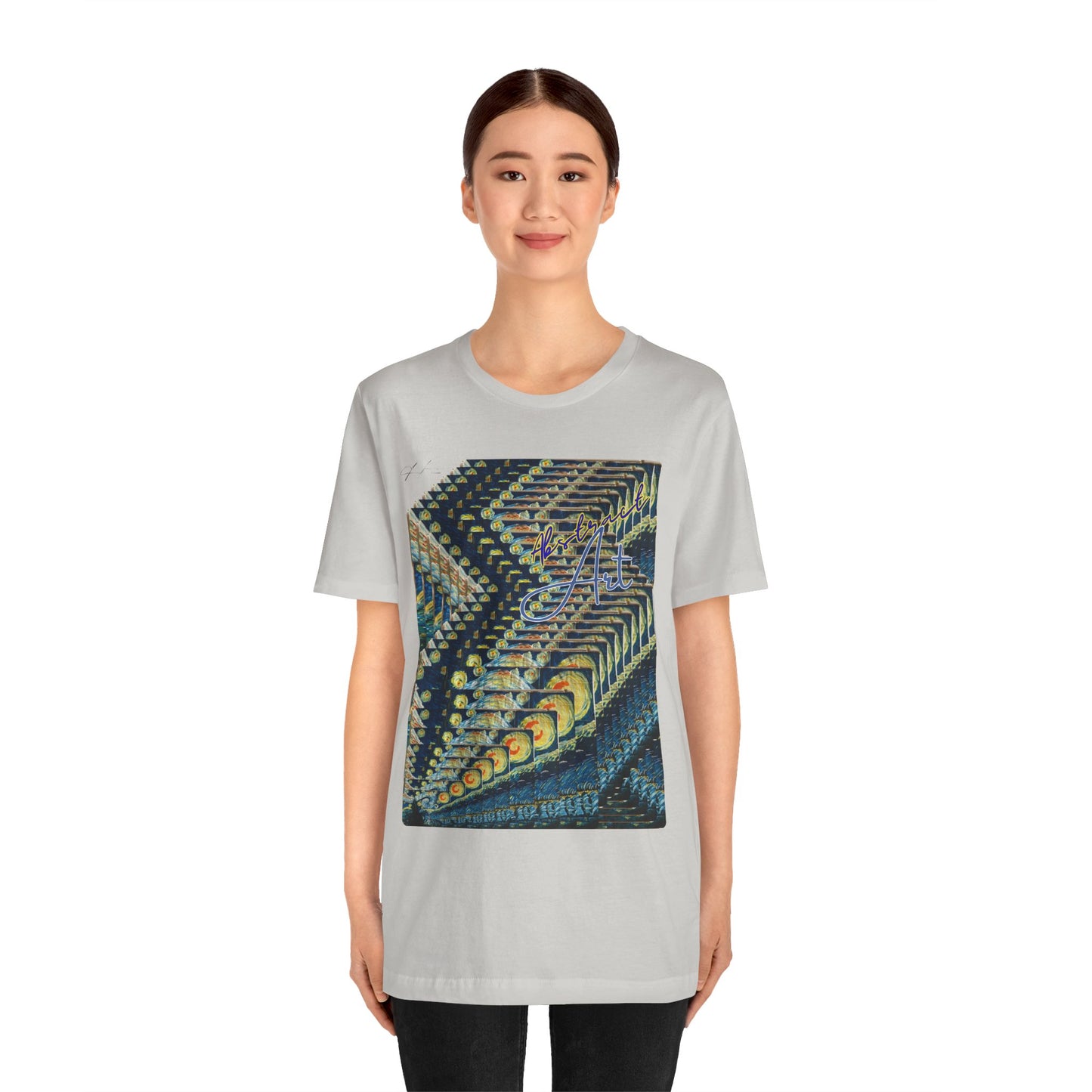 Abstract Starry Night / By A Valadez / Unisex Jersey Short Sleeve Tee