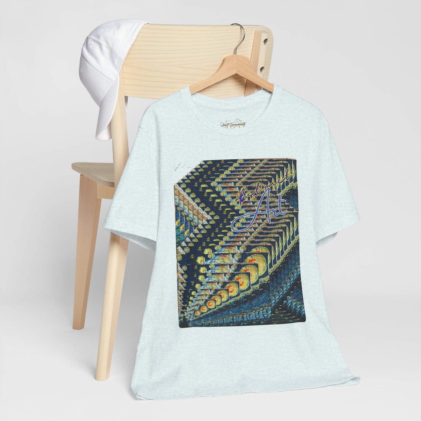 Abstract Starry Night / By A Valadez / Unisex Jersey Short Sleeve Tee