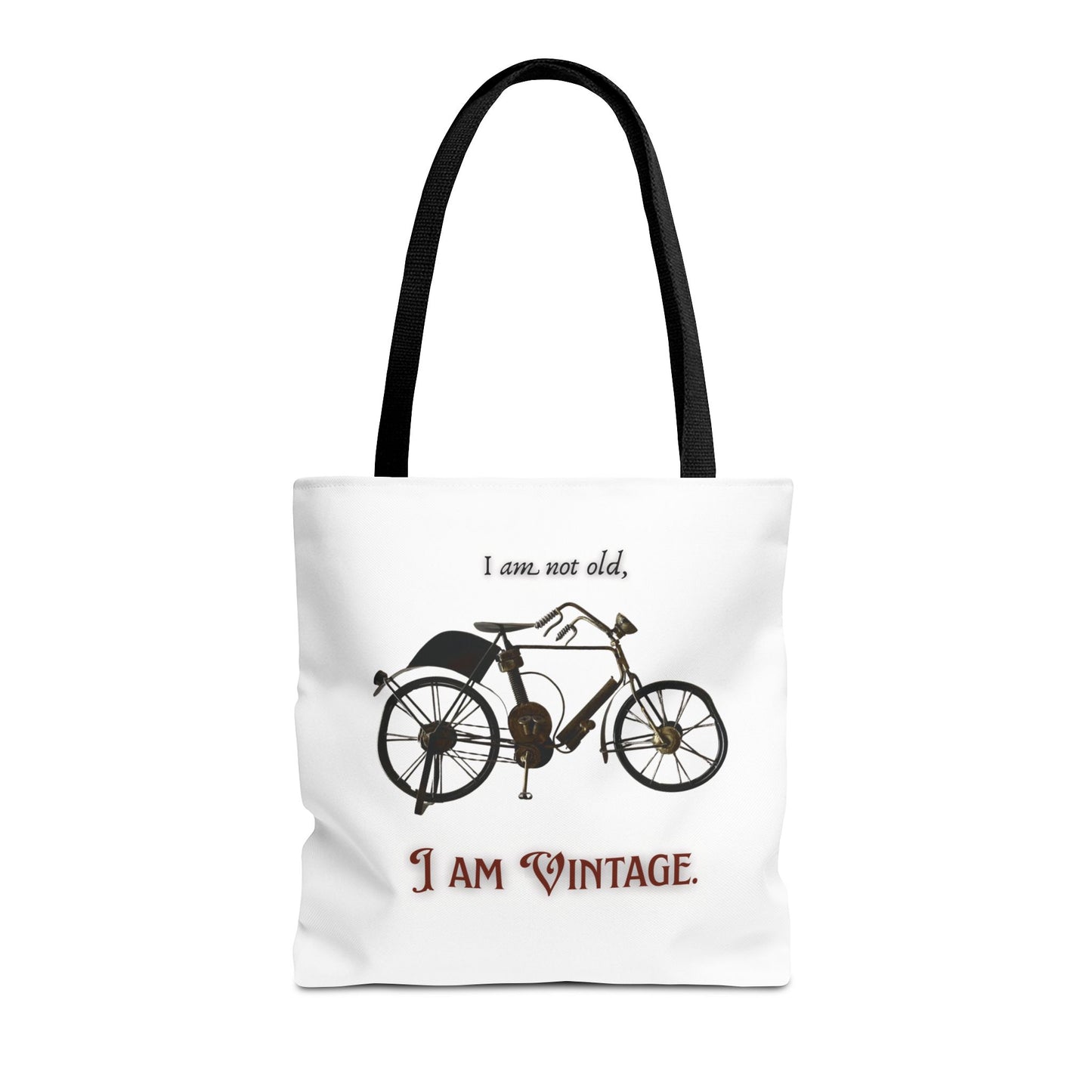I am vintage / by A Valadez / Tote Bag (AOP)