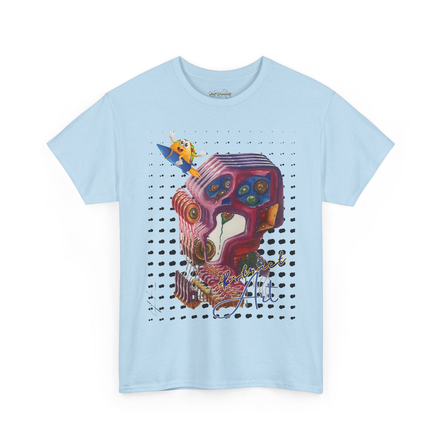 Surprised abstract/ By A Valadez/ Unisex Heavy Cotton Tee