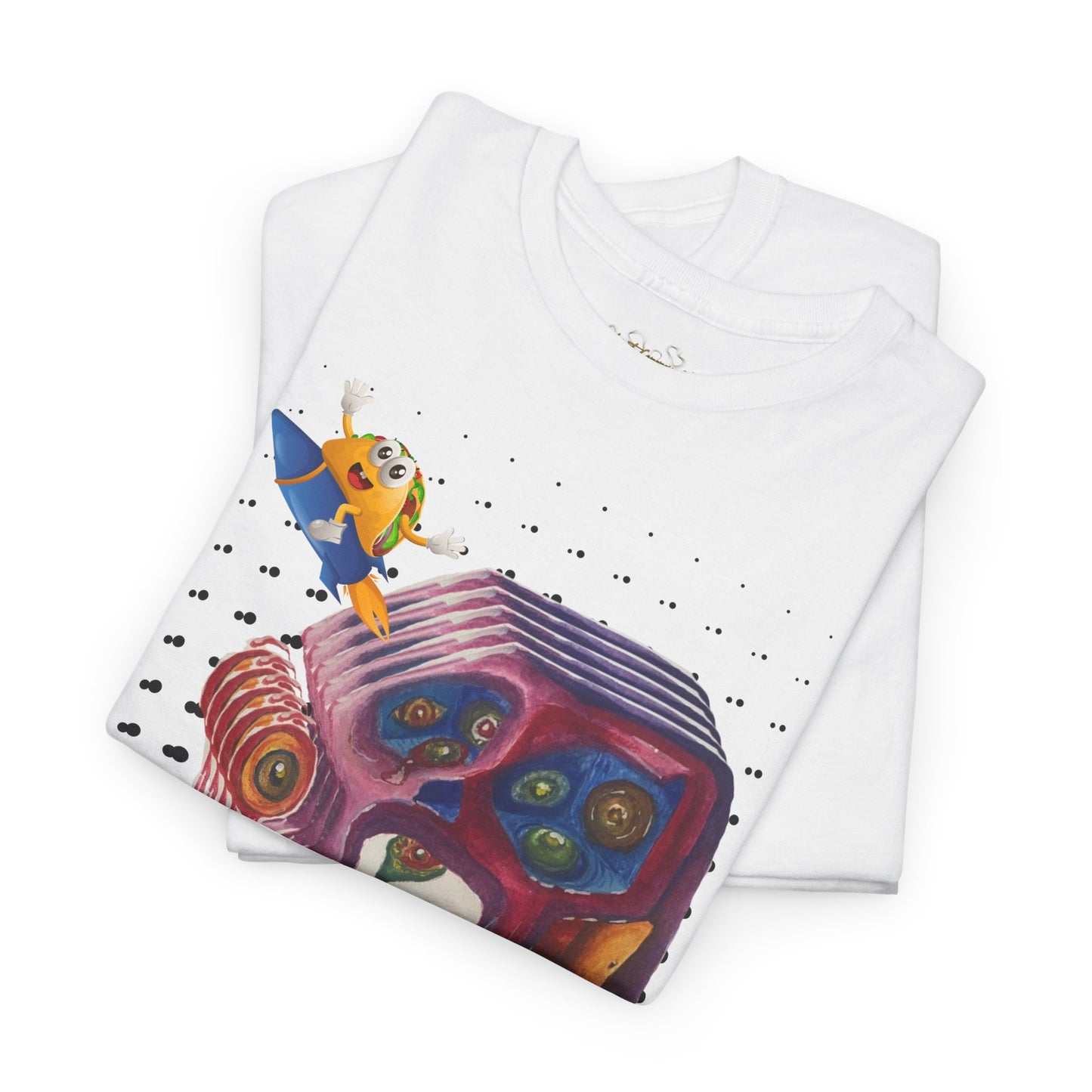 Surprised abstract/ By A Valadez/ Unisex Heavy Cotton Tee