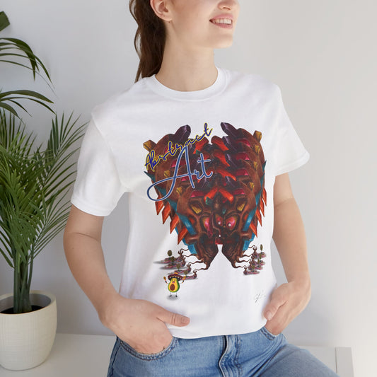 Angry boy abstract/ By A Valadez/ Unisex Jersey Short Sleeve Tee