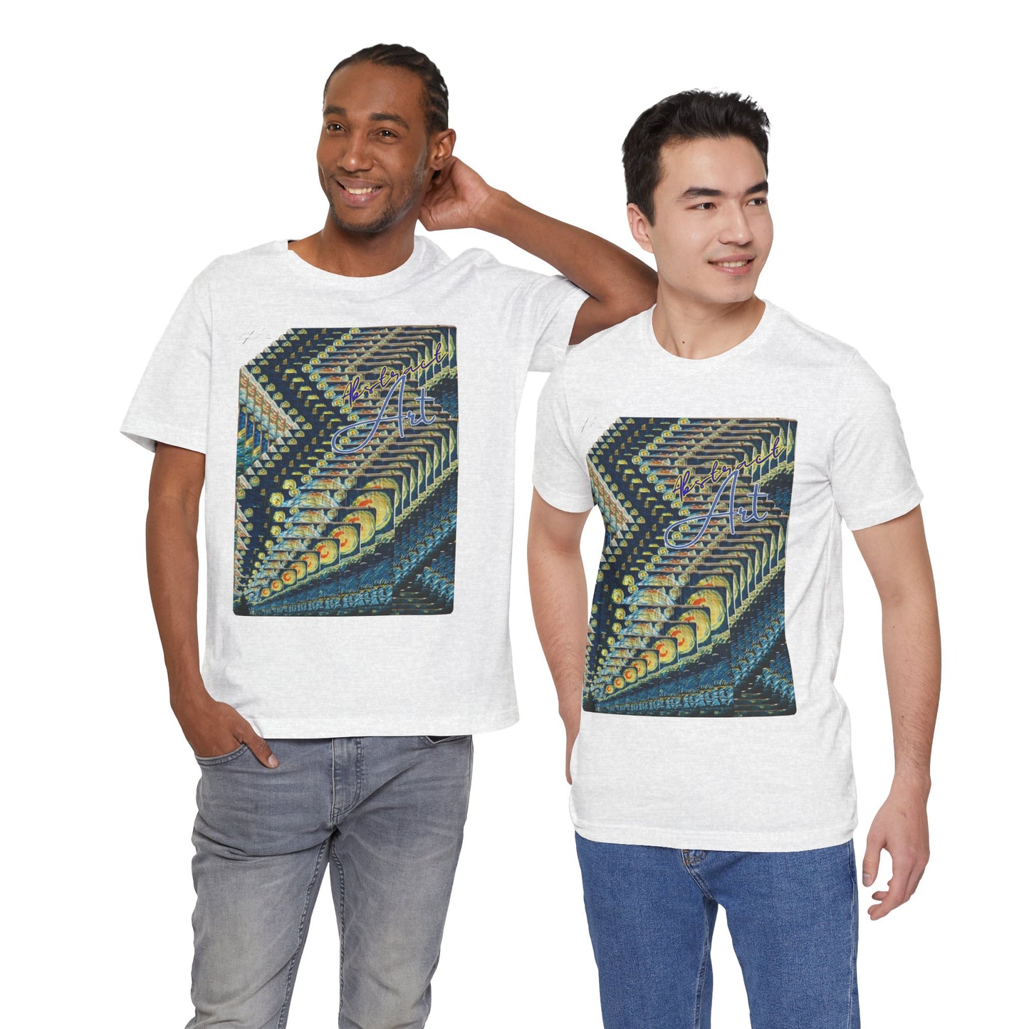 Abstract Starry Night / By A Valadez / Unisex Jersey Short Sleeve Tee