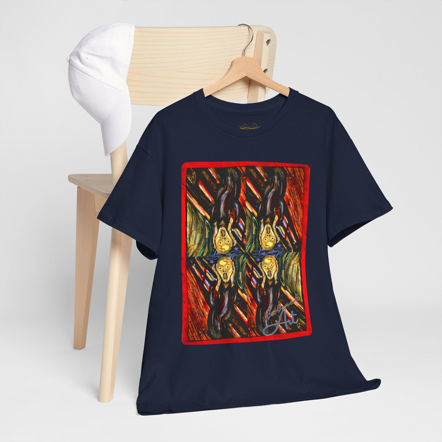 Abstract Screming / By A Valadez / Unisex Heavy Cotton Tee