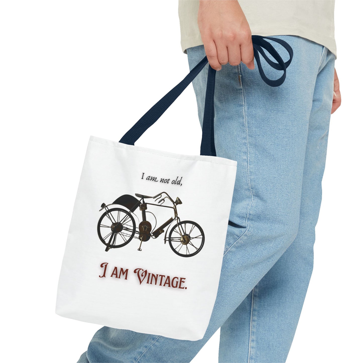 I am vintage / by A Valadez / Tote Bag (AOP)