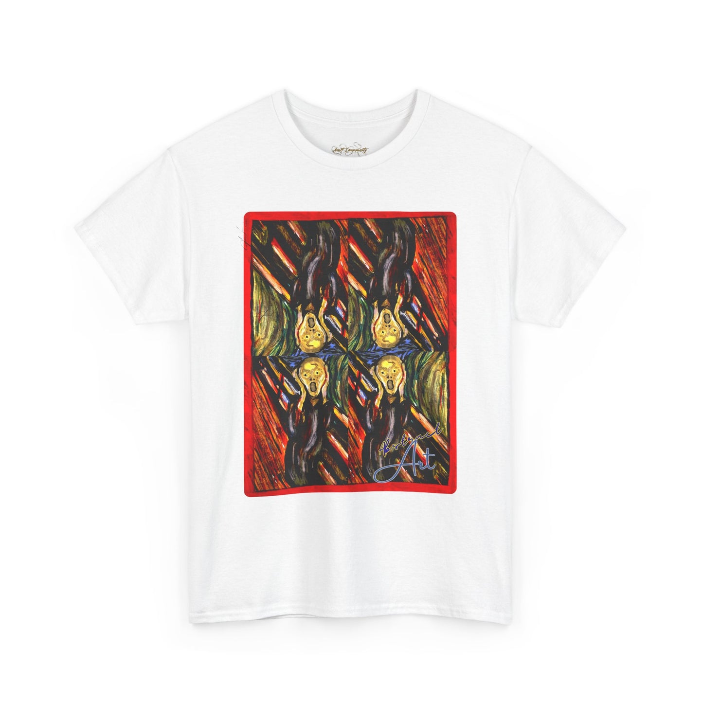 Abstract Screming / By A Valadez / Unisex Heavy Cotton Tee