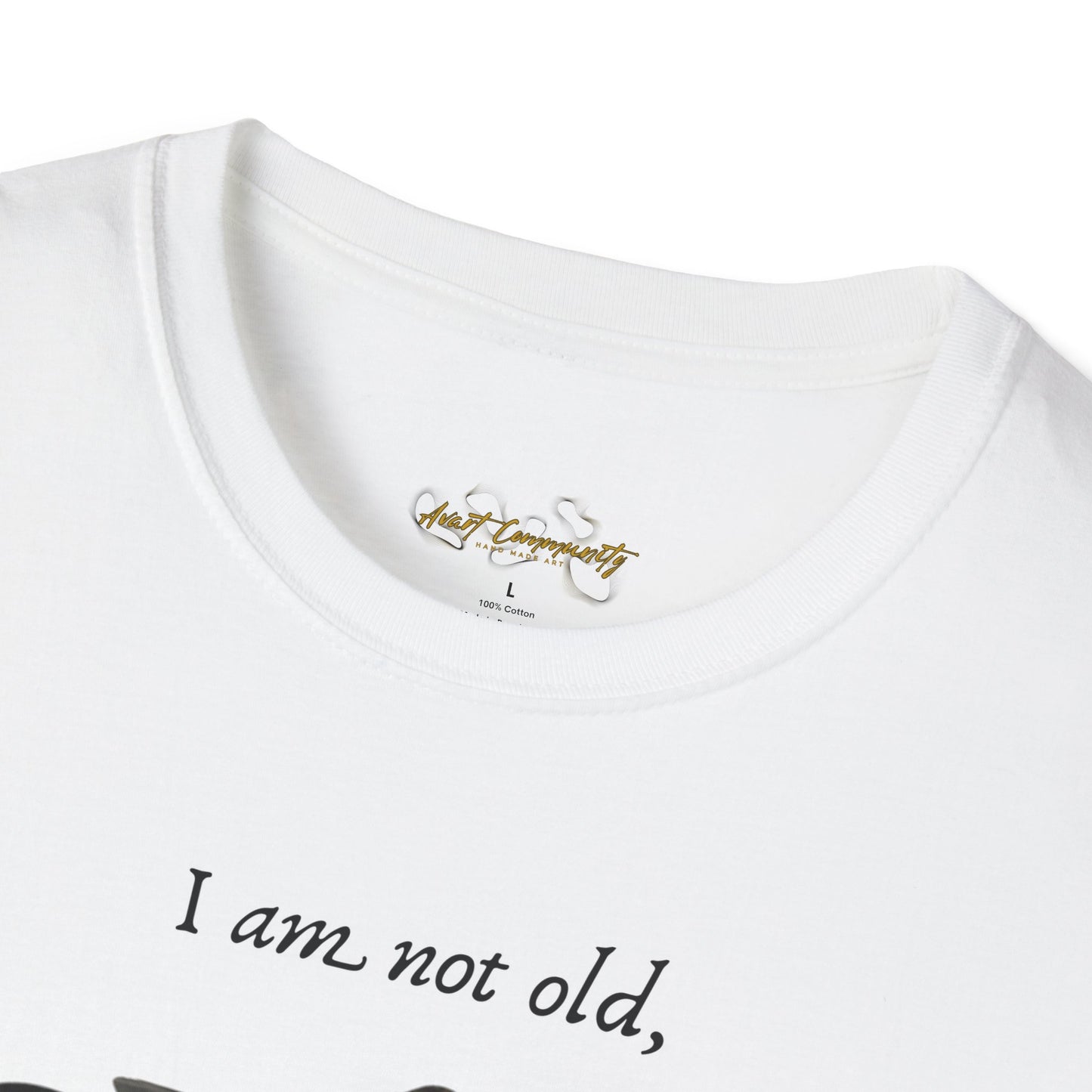 I am vintage by A Valadez / Unisex Softstyle T-Shirt
