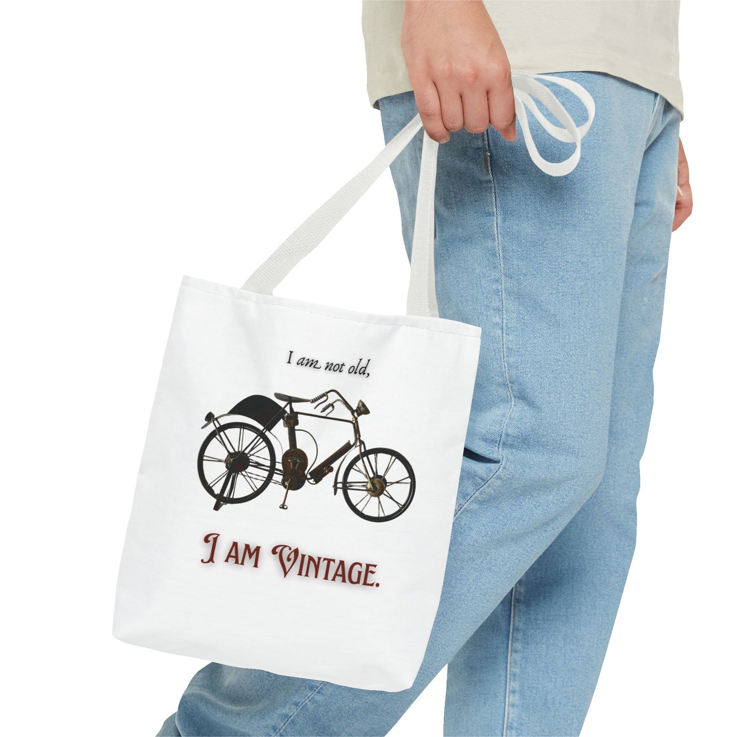 I am vintage / by A Valadez / Tote Bag (AOP)