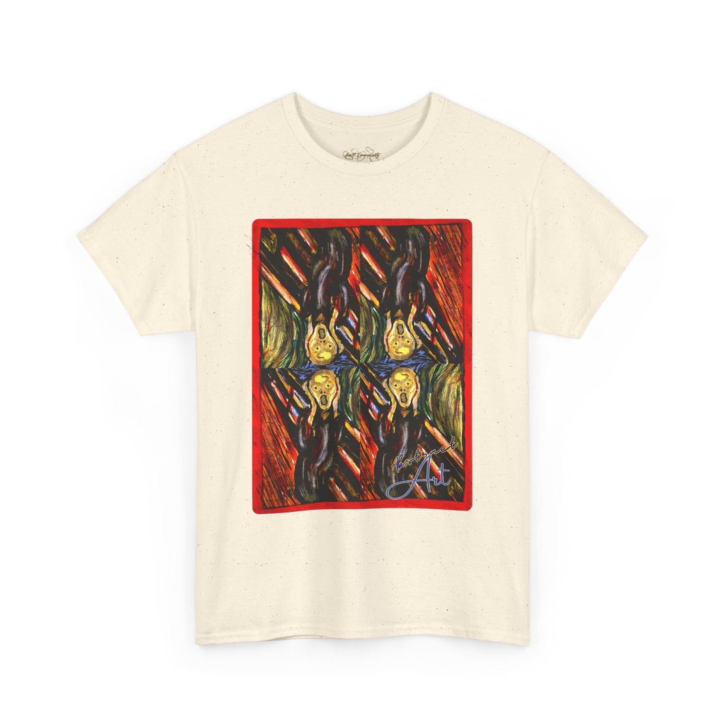 Abstract Screming / By A Valadez / Unisex Heavy Cotton Tee