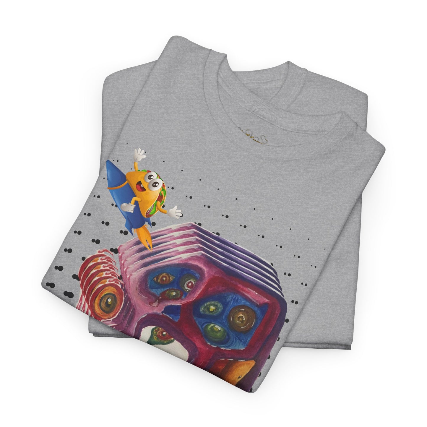 Surprised abstract/ By A Valadez/ Unisex Heavy Cotton Tee