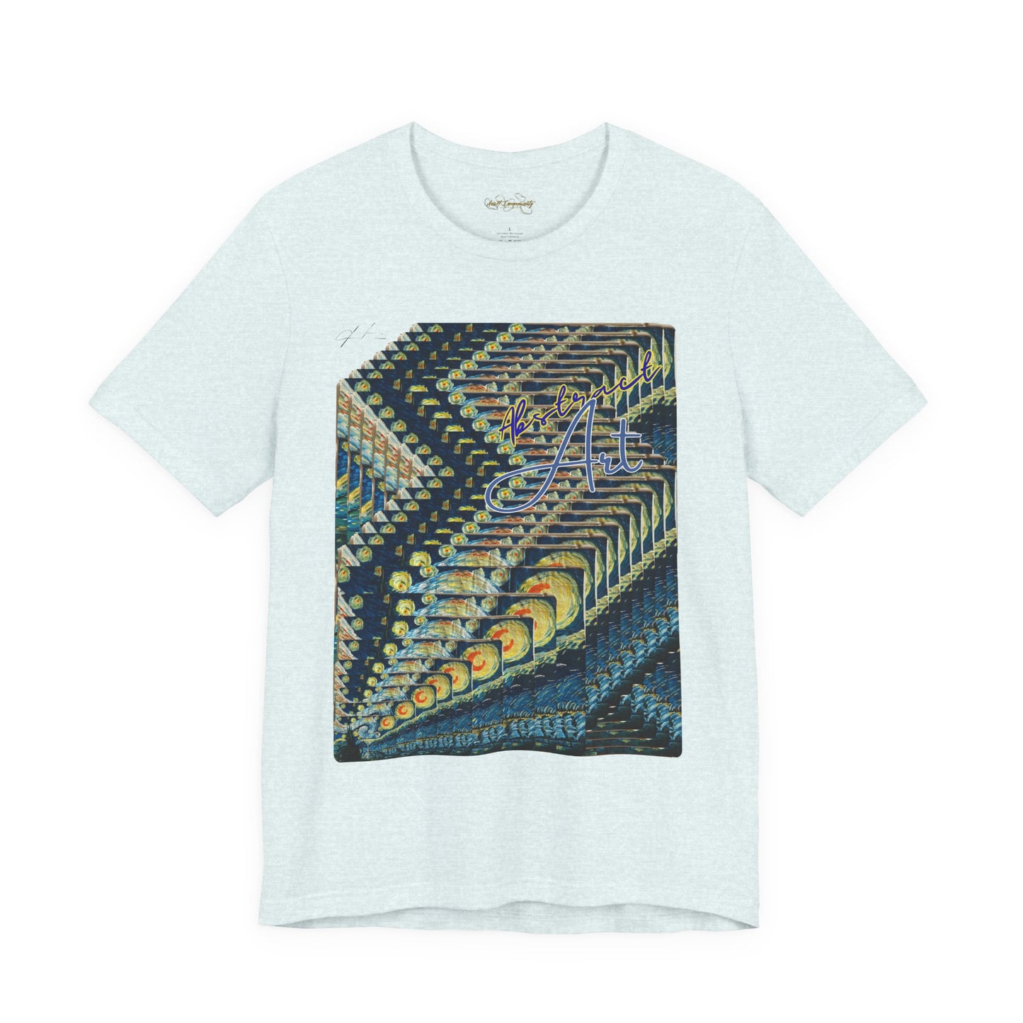 Abstract Starry Night / By A Valadez / Unisex Jersey Short Sleeve Tee