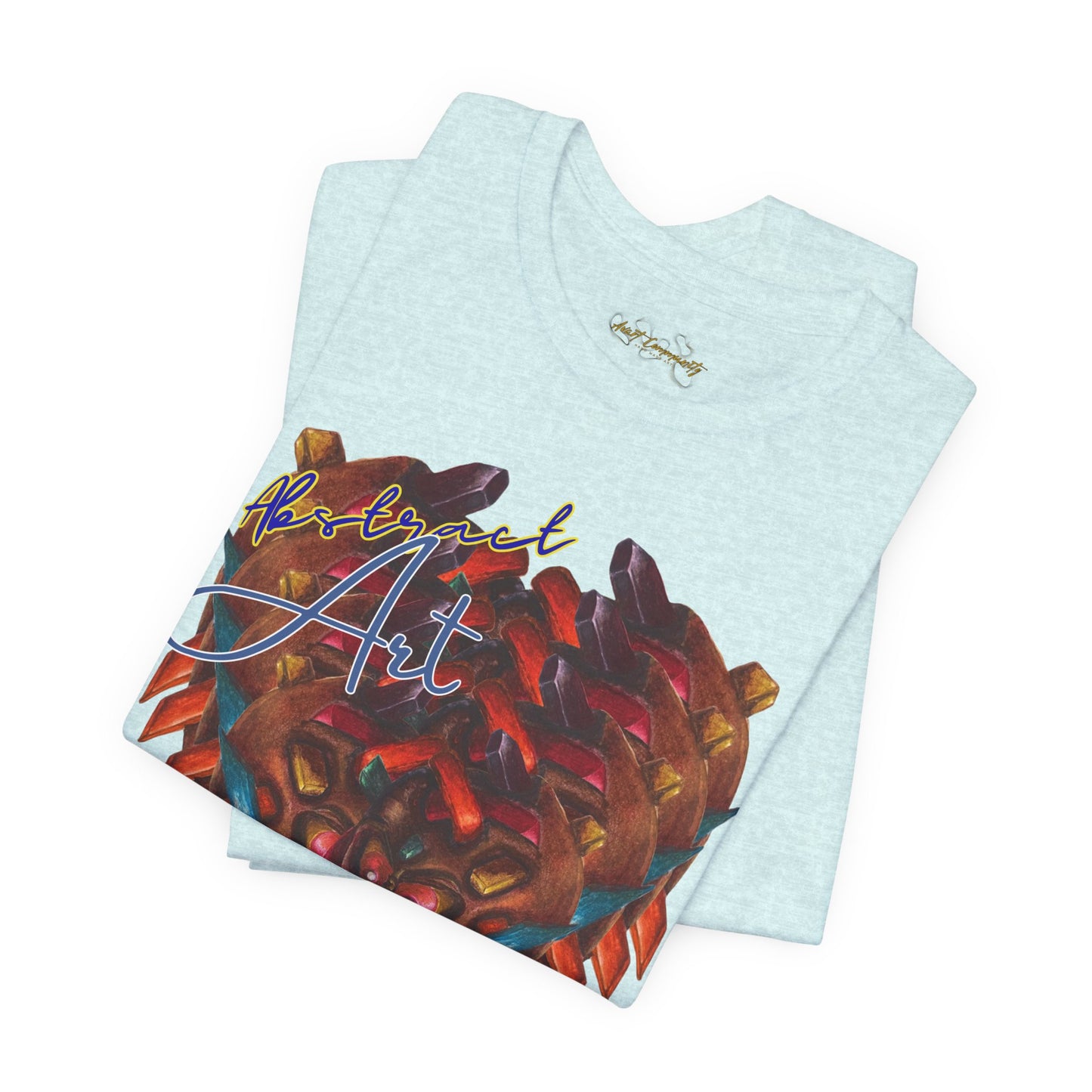 Angry boy abstract/ By A Valadez/ Unisex Jersey Short Sleeve Tee