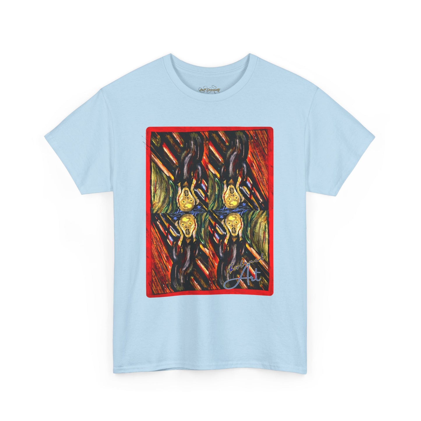 Abstract Screming / By A Valadez / Unisex Heavy Cotton Tee