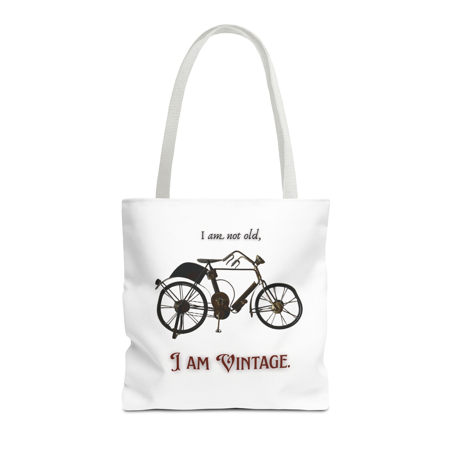 I am vintage / by A Valadez / Tote Bag (AOP)