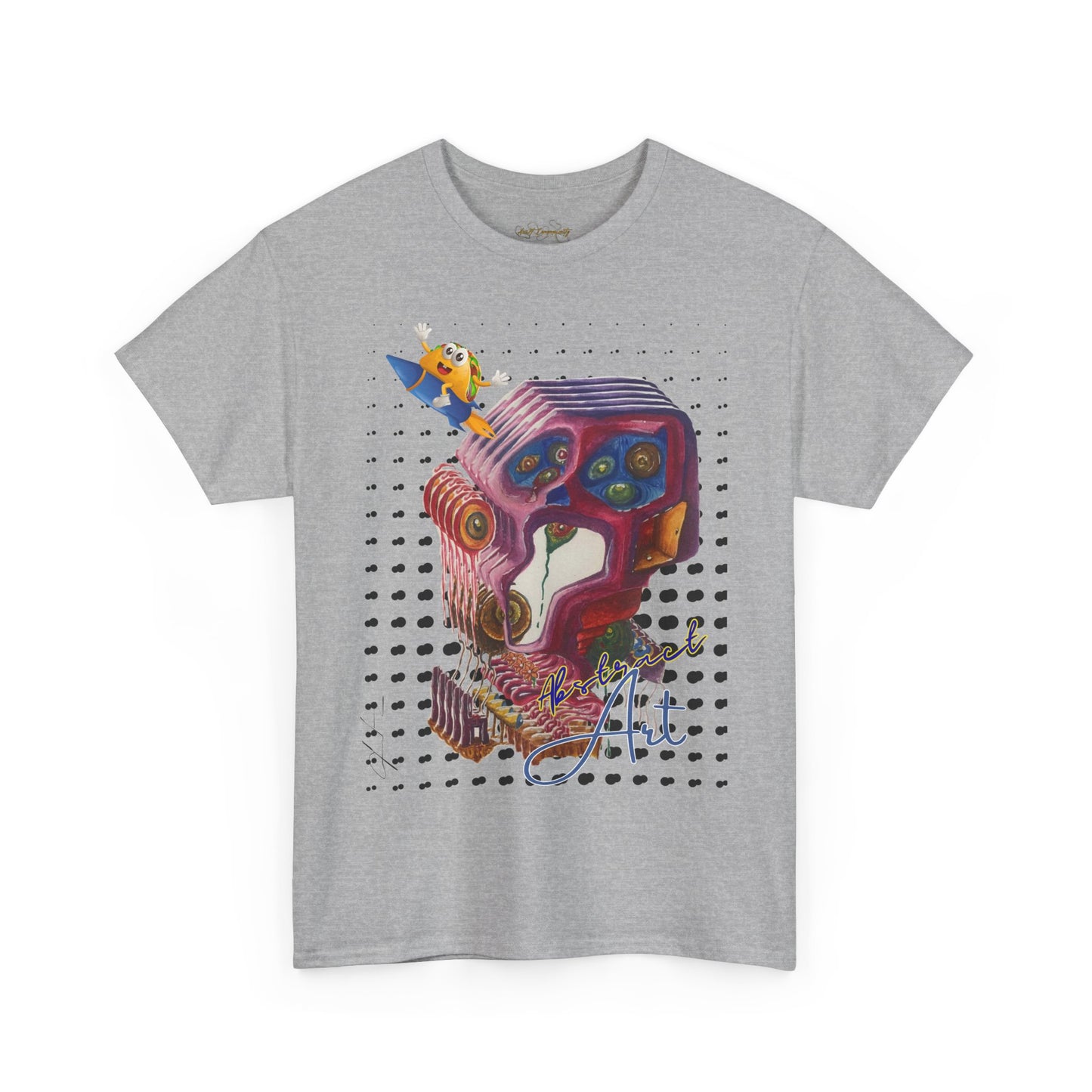 Surprised abstract/ By A Valadez/ Unisex Heavy Cotton Tee