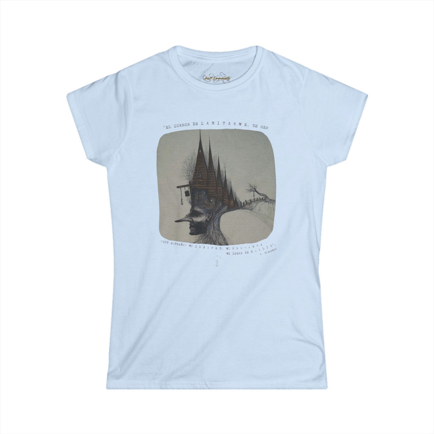 The wizard/ By Jav Corven/ Women's Softstyle Tee