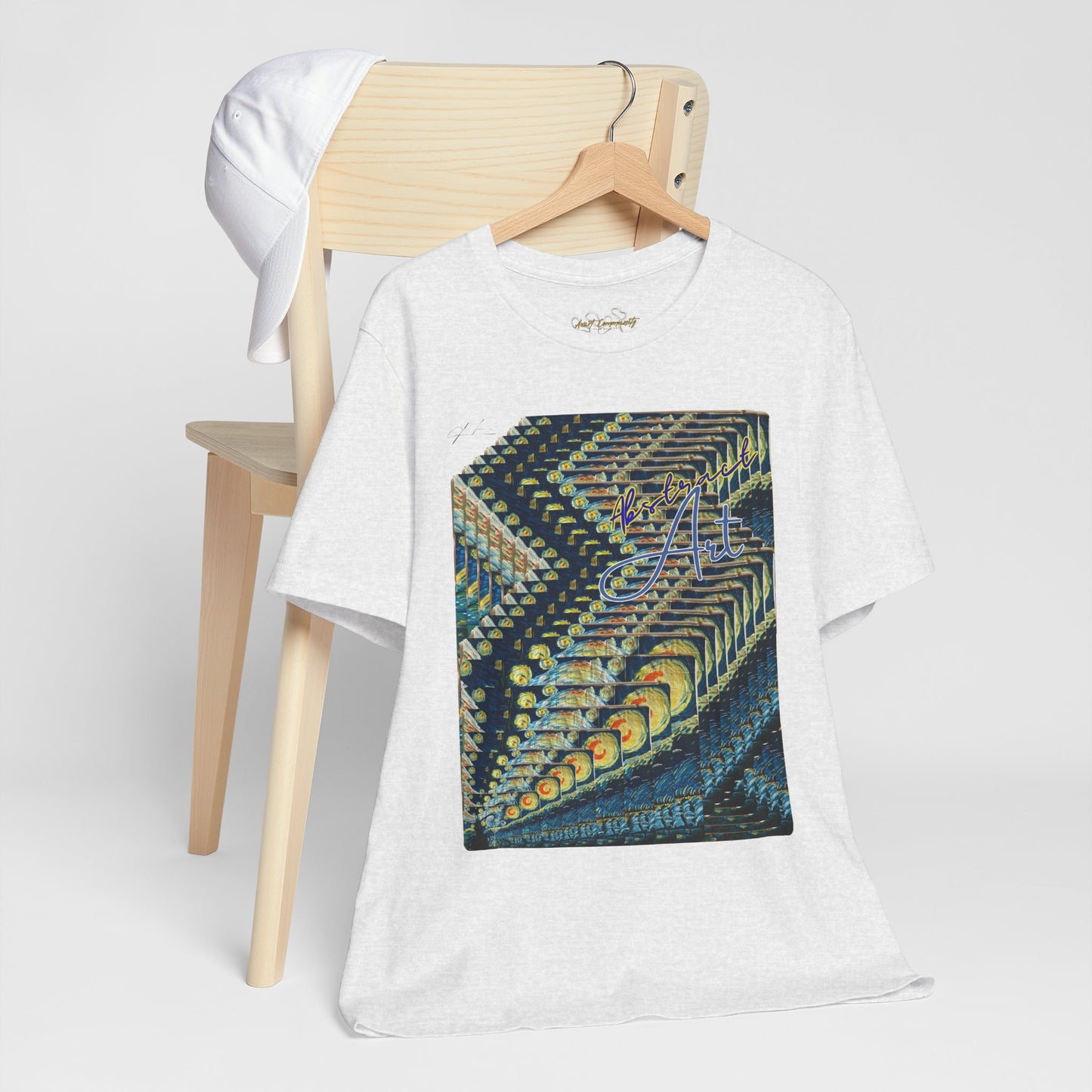 Abstract Starry Night / By A Valadez / Unisex Jersey Short Sleeve Tee