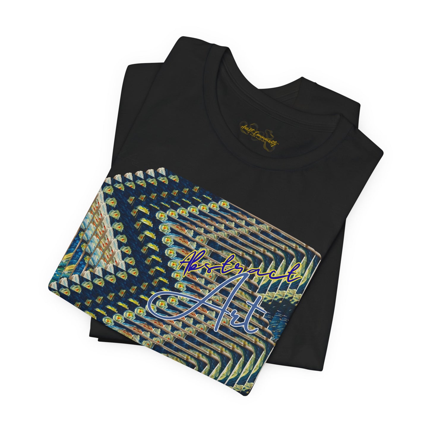 Abstract Starry Night / By A Valadez / Unisex Jersey Short Sleeve Tee