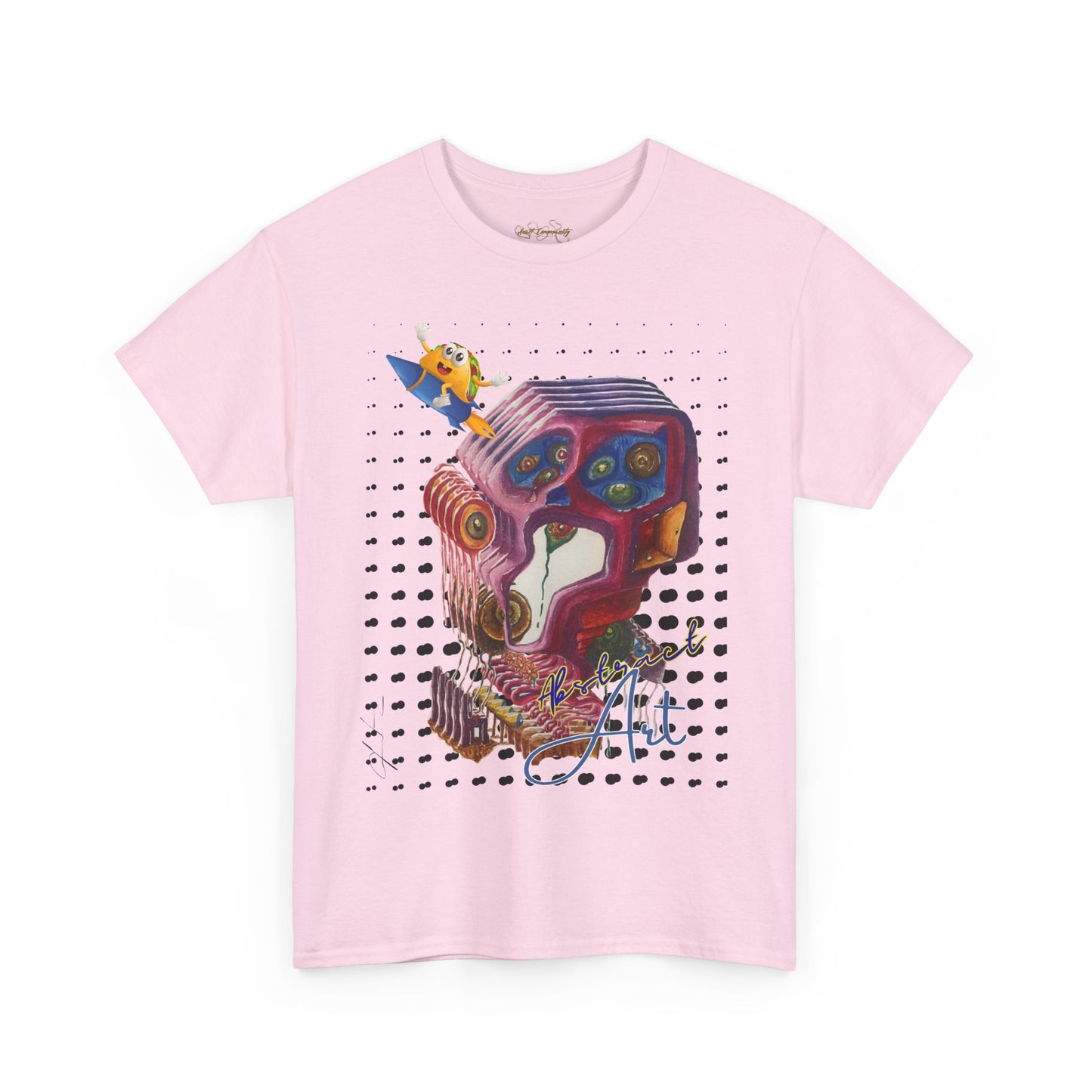 Surprised abstract/ By A Valadez/ Unisex Heavy Cotton Tee