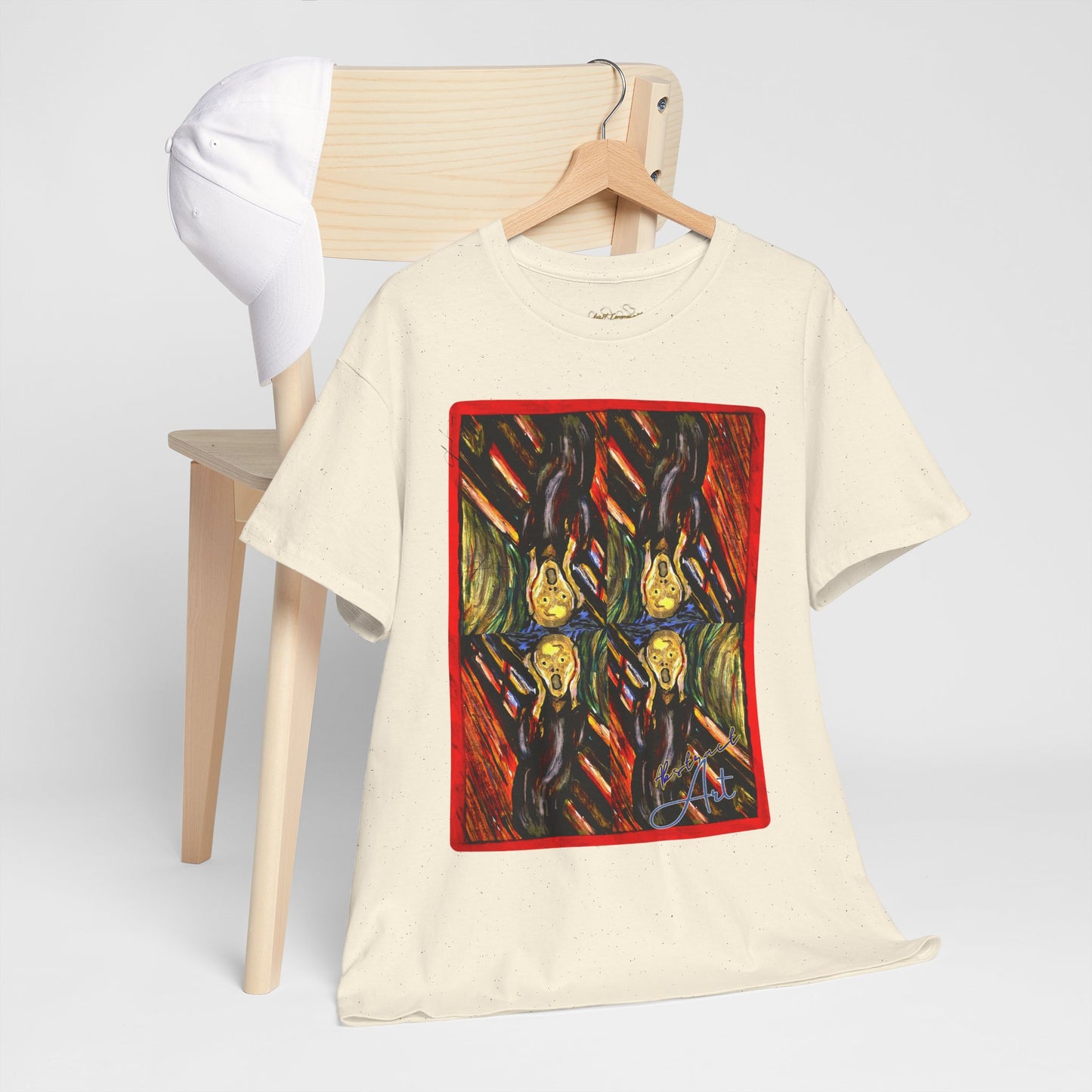 Abstract Screming / By A Valadez / Unisex Heavy Cotton Tee