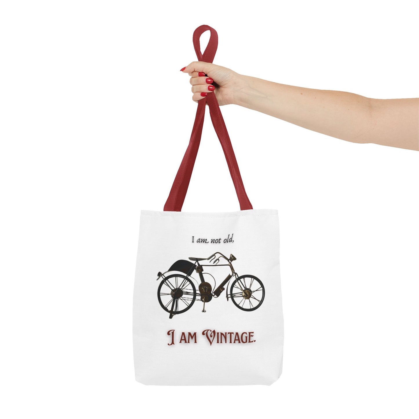 I am vintage / by A Valadez / Tote Bag (AOP)