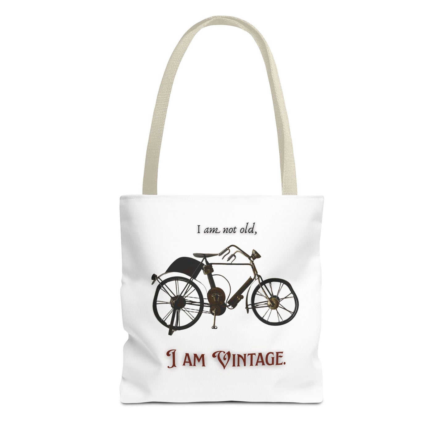 I am vintage / by A Valadez / Tote Bag (AOP)