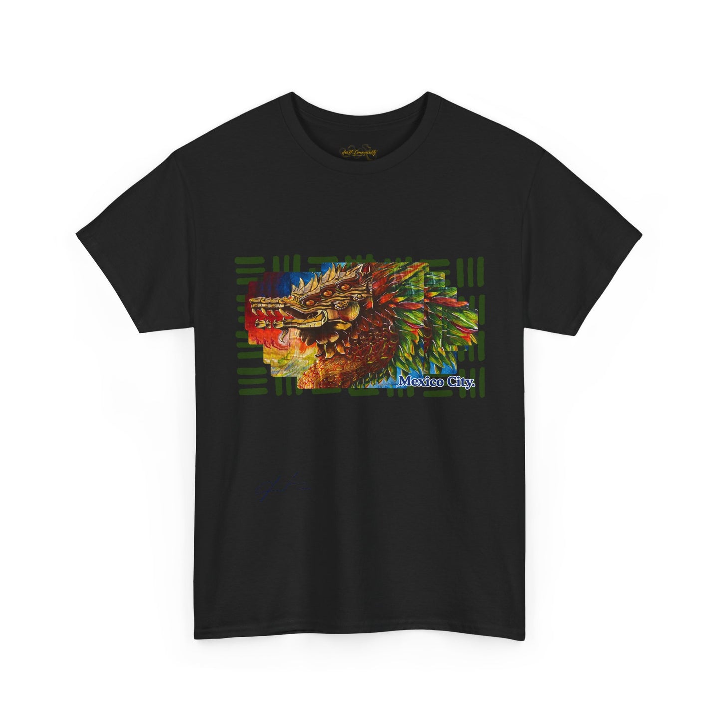 Quetzalcoatl by A Valadez / Unisex Heavy Cotton Tee