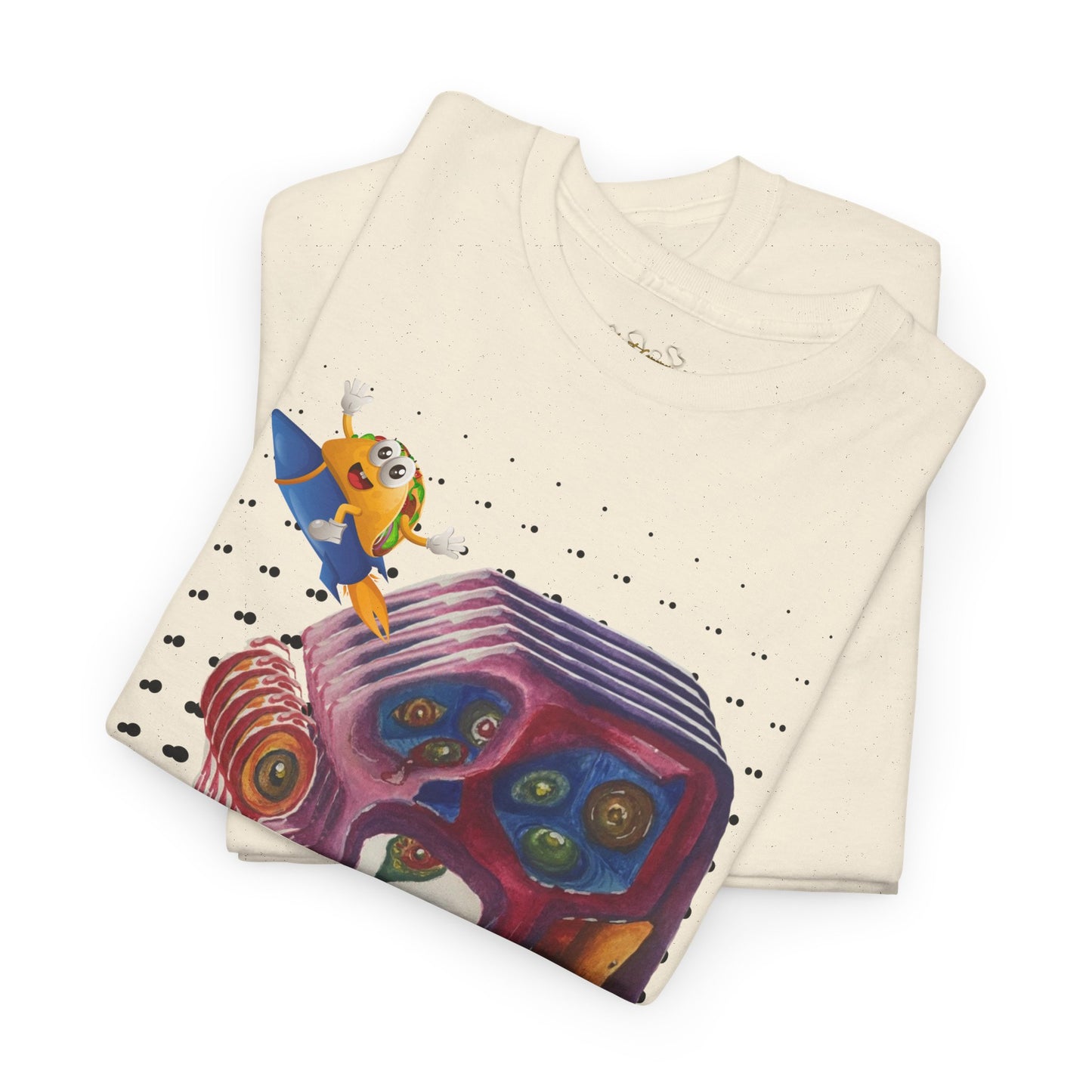 Surprised abstract/ By A Valadez/ Unisex Heavy Cotton Tee