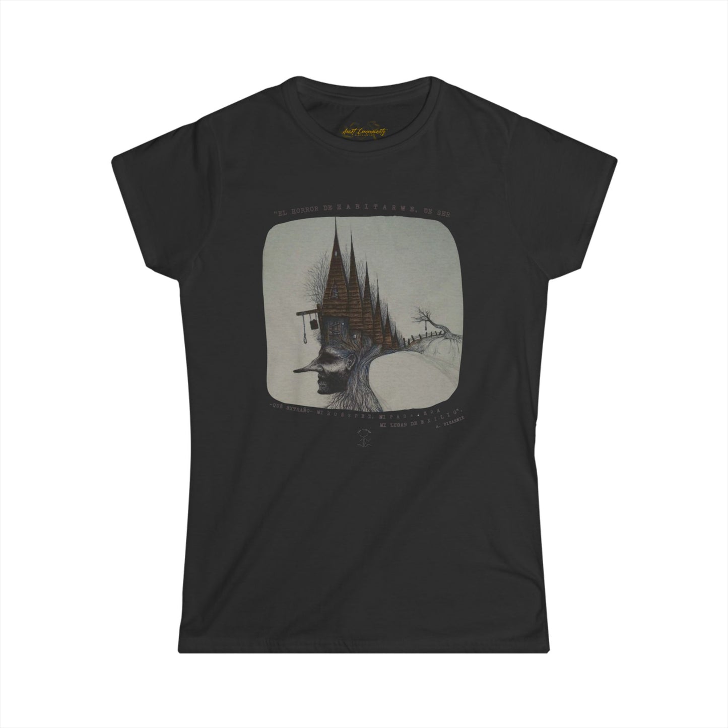 The wizard/ By Jav Corven/ Women's Softstyle Tee