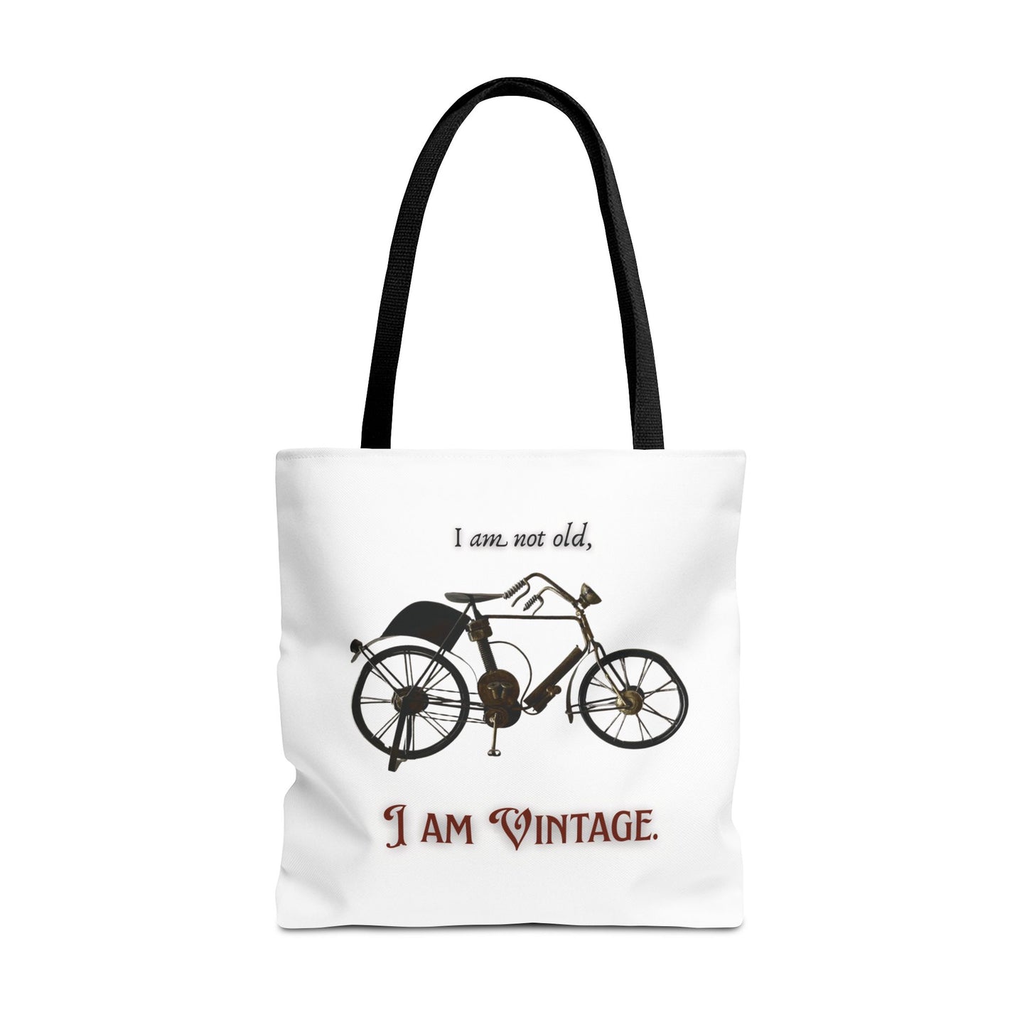 I am vintage / by A Valadez / Tote Bag (AOP)