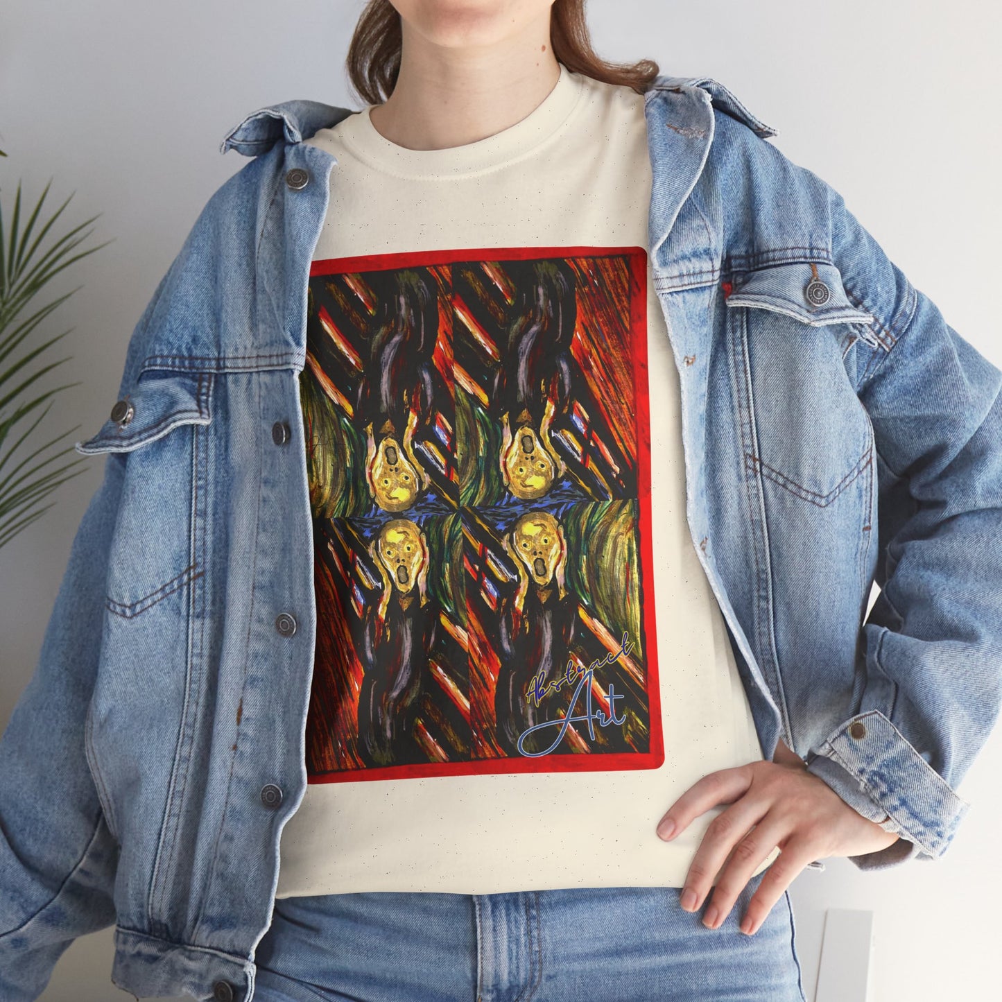 Abstract Screming / By A Valadez / Unisex Heavy Cotton Tee