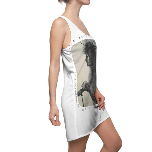 The witch / By Jav Corven / Women's Cut & Sew Racerback Dress (AOP)