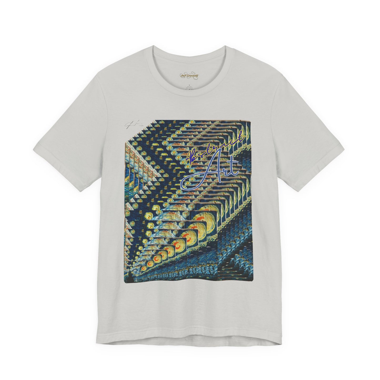 Abstract Starry Night / By A Valadez / Unisex Jersey Short Sleeve Tee