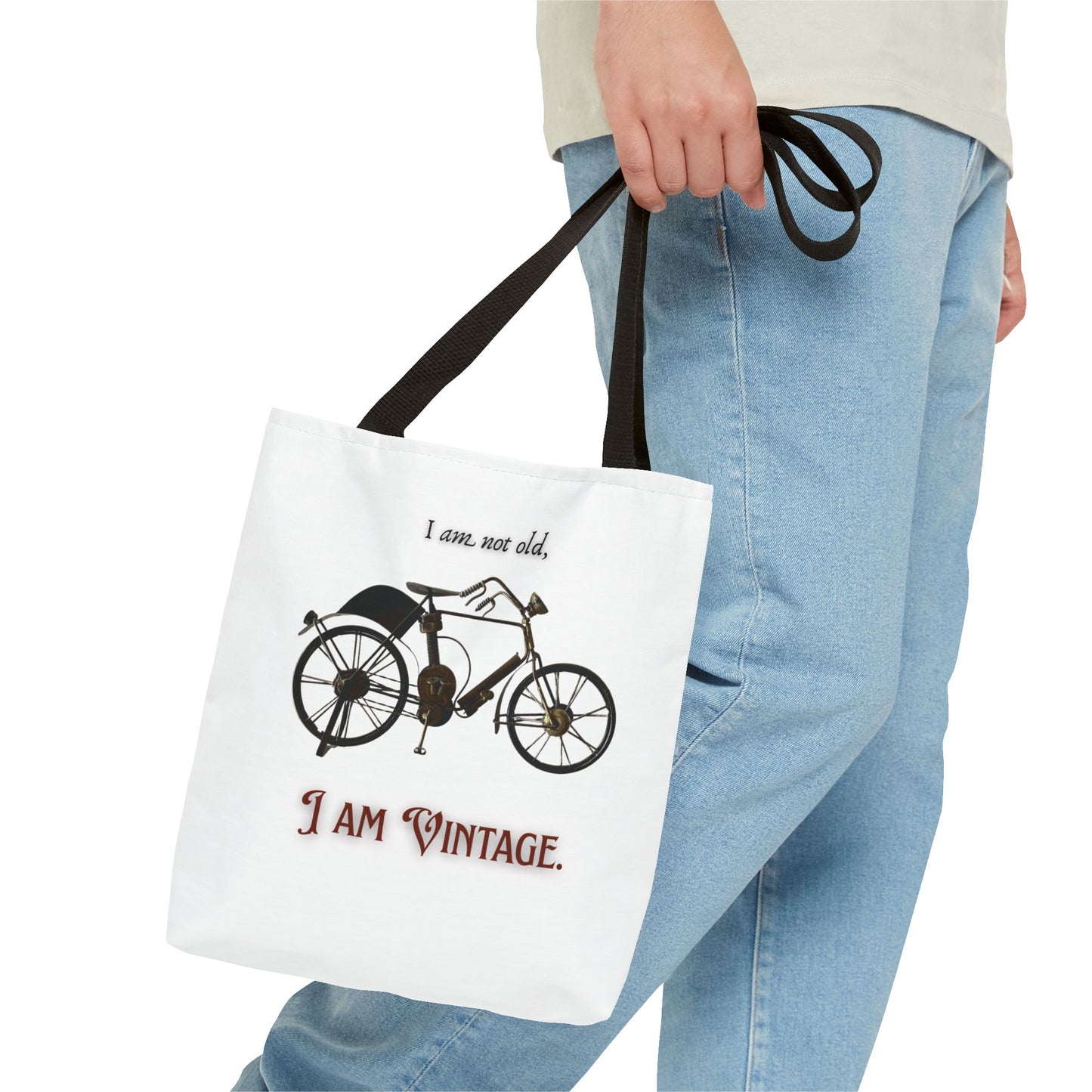 I am vintage / by A Valadez / Tote Bag (AOP)