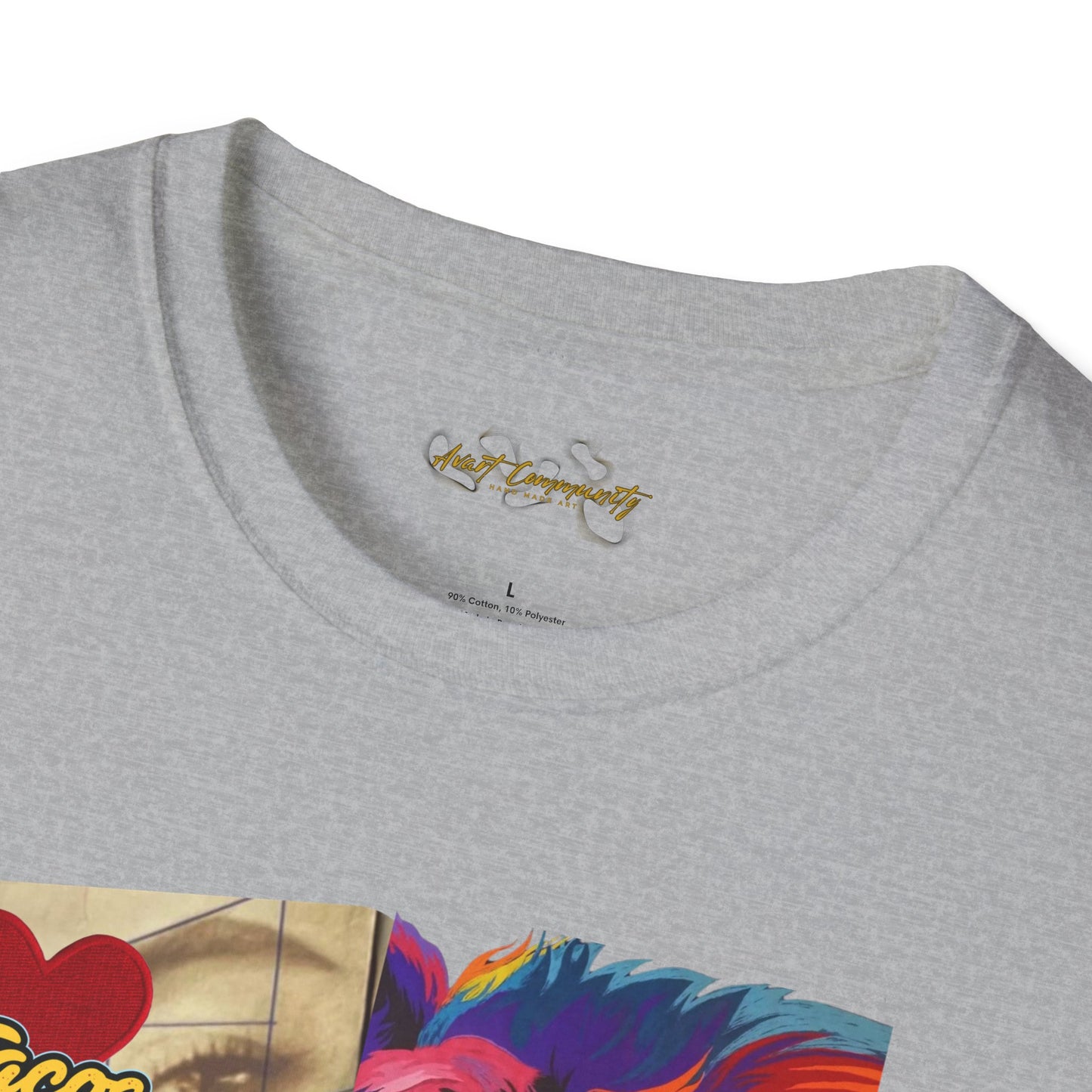 Abstract collage/ By A Valadez/ Unisex Softstyle T-Shirt