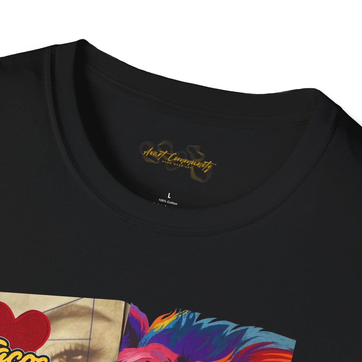 Abstract collage/ By A Valadez/ Unisex Softstyle T-Shirt