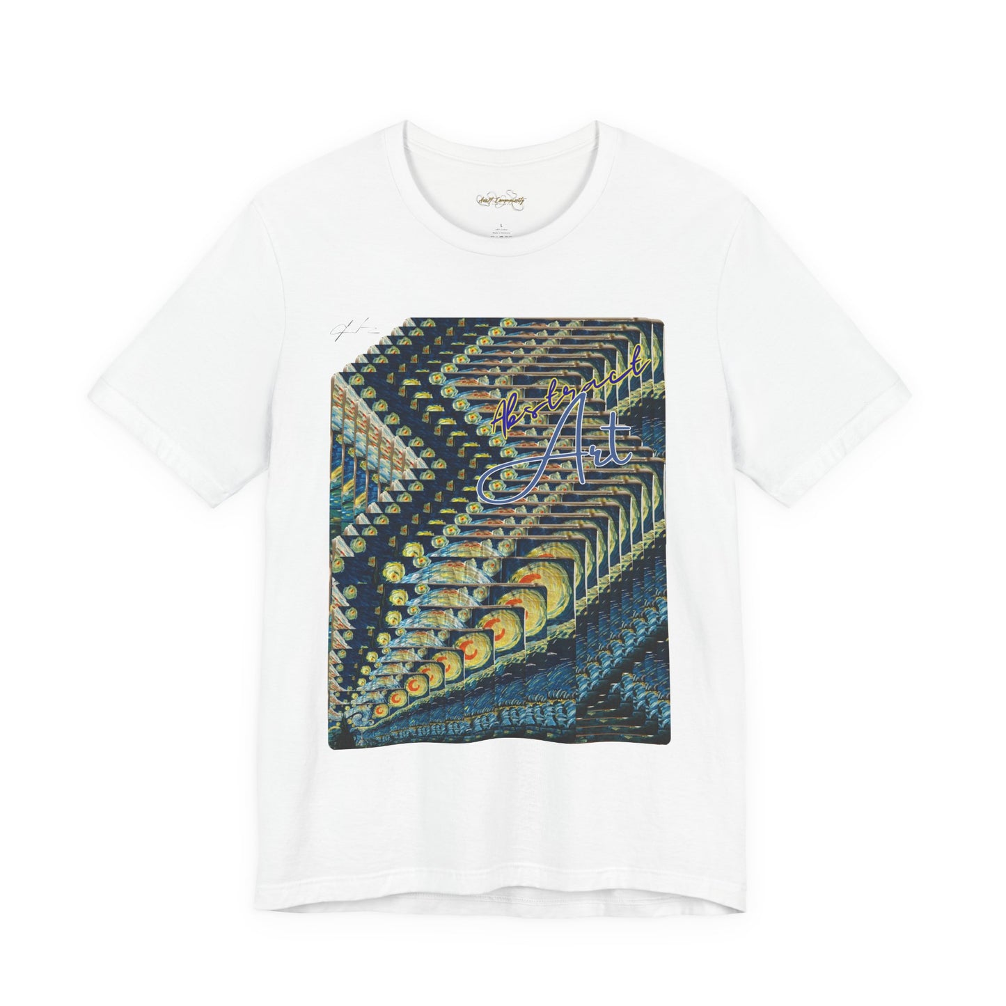 Abstract Starry Night / By A Valadez / Unisex Jersey Short Sleeve Tee
