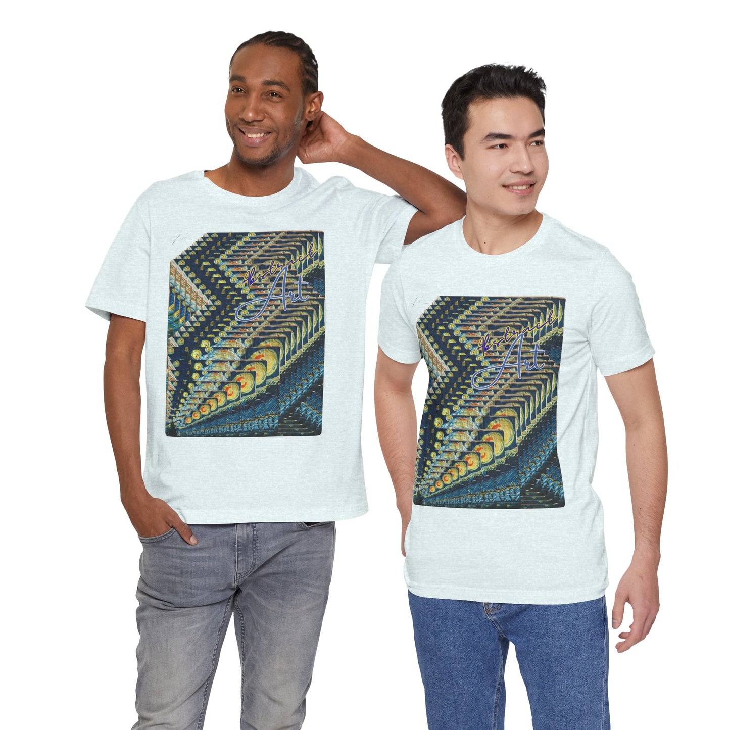Abstract Starry Night / By A Valadez / Unisex Jersey Short Sleeve Tee