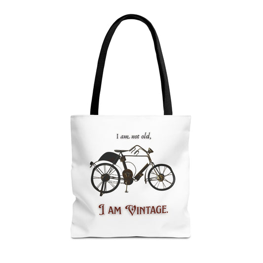I am vintage / by A Valadez / Tote Bag (AOP)