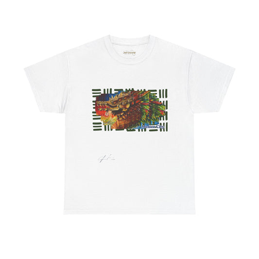 Quetzalcoatl by A Valadez / Unisex Heavy Cotton Tee