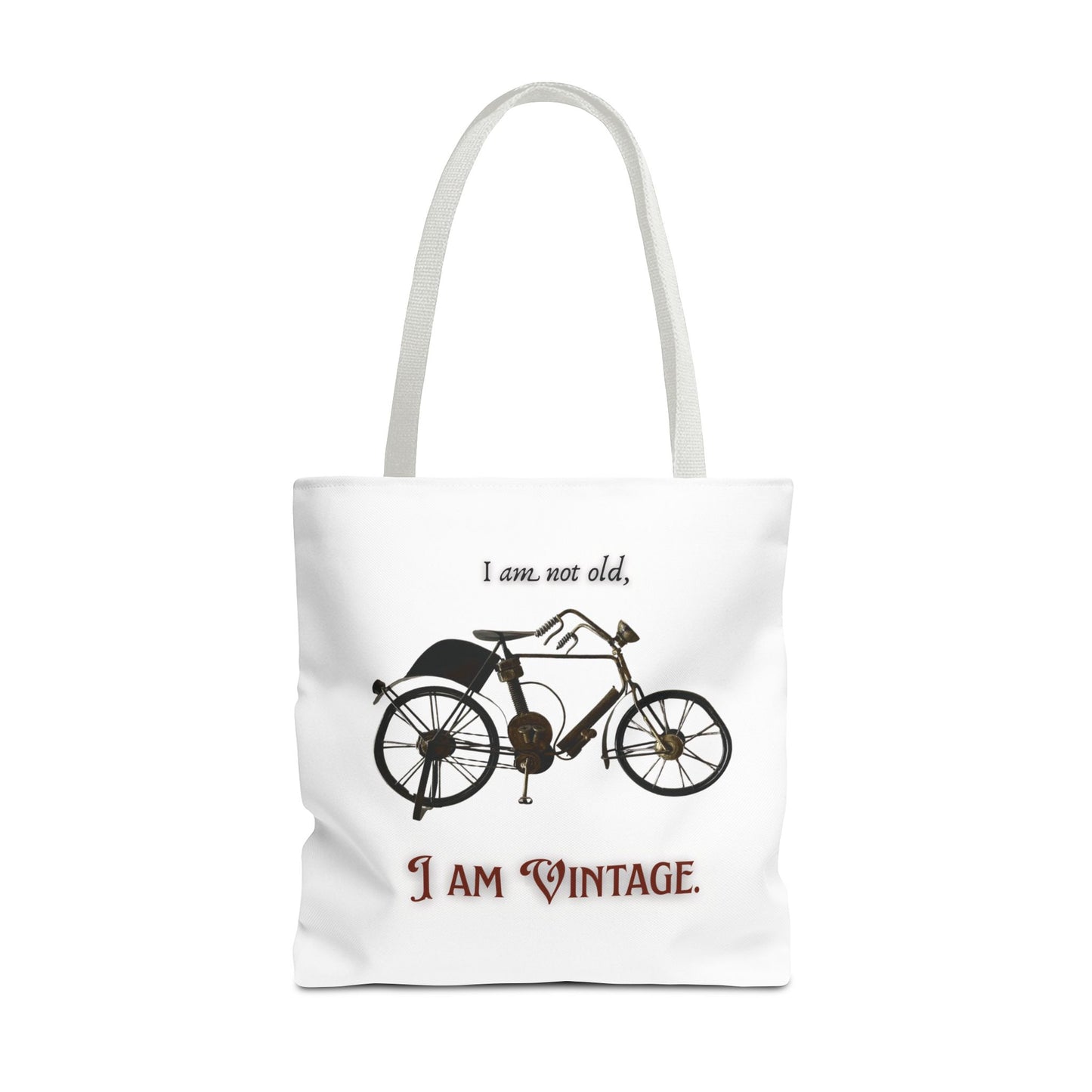 I am vintage / by A Valadez / Tote Bag (AOP)
