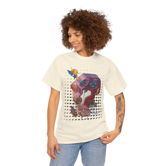 Surprised abstract/ By A Valadez/ Unisex Heavy Cotton Tee